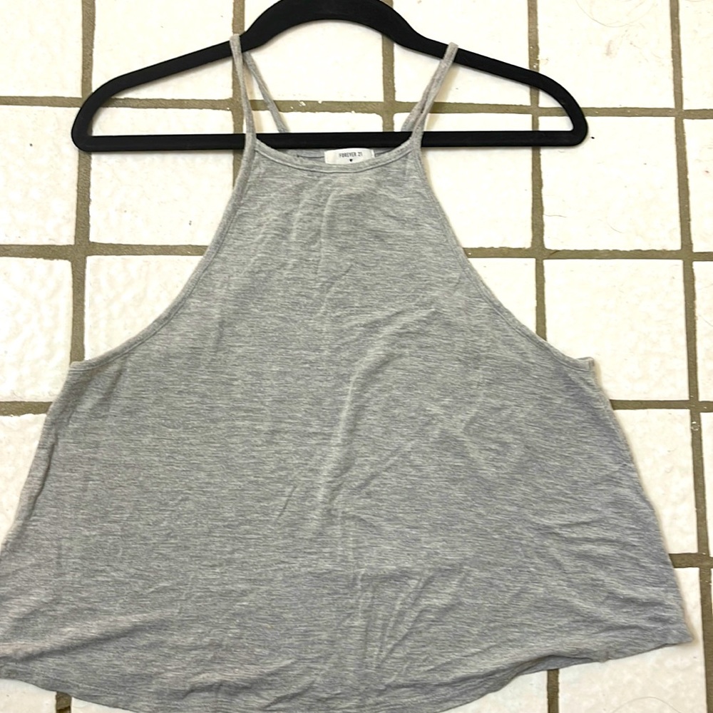 Forever 21 Crop Top- Grey